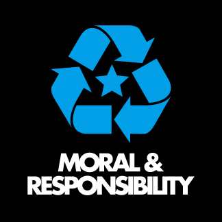 MORAL ＆ RESPONSIBILTY ロゴマーク